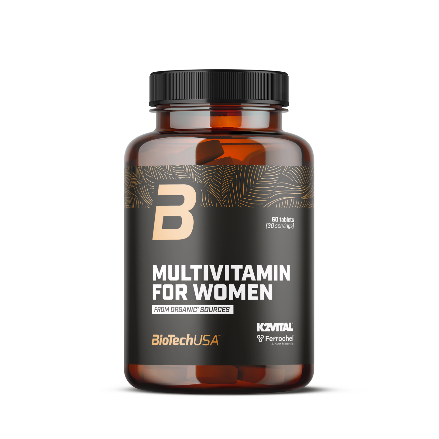 BioTechUSA Multivitamin für Frauen - organisch, 60 Tabletten | Immunsystem & Energie