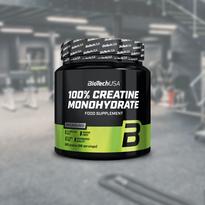 BioTechUSA 100% Creatine Monohydrate - Geschmacksneutral 300g | Ausdauer & Kraft