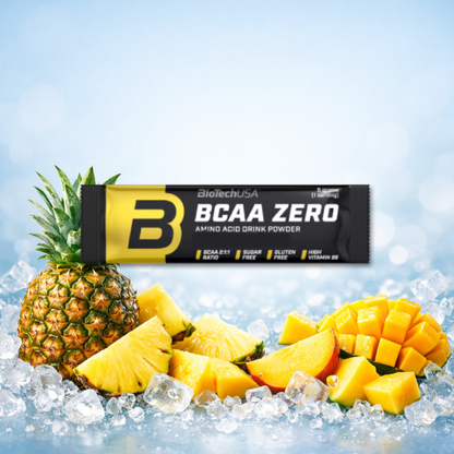 BioTechUSA BCAA ZERO Aminosäuren Pulver | Zuckerfrei, Glutenfrei & Laktosefrei