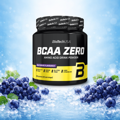 BioTechUSA BCAA ZERO Aminosäuren Pulver | Zuckerfrei, Glutenfrei & Laktosefrei