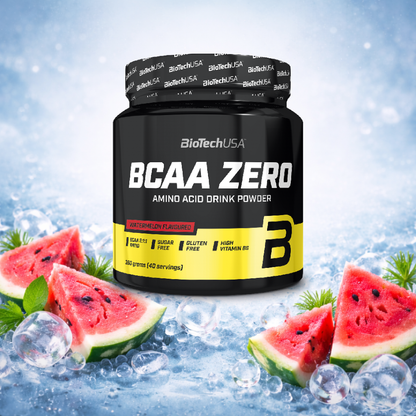 BioTechUSA BCAA ZERO Aminosäuren Pulver | Zuckerfrei, Glutenfrei & Laktosefrei