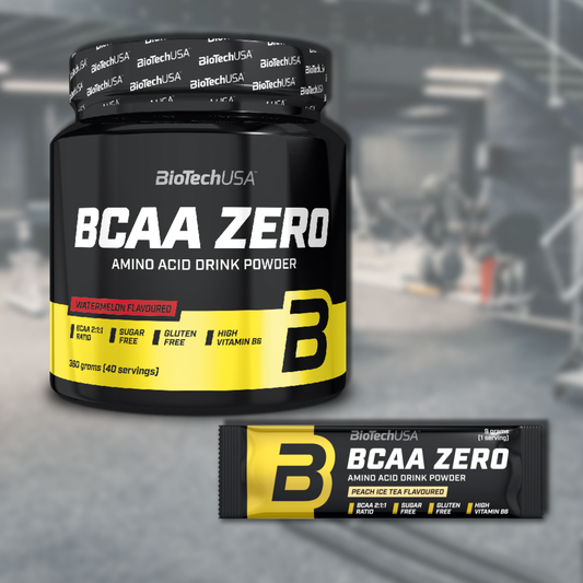 BioTechUSA BCAA ZERO Aminosäuren Pulver | Zuckerfrei, Glutenfrei & Laktosefrei