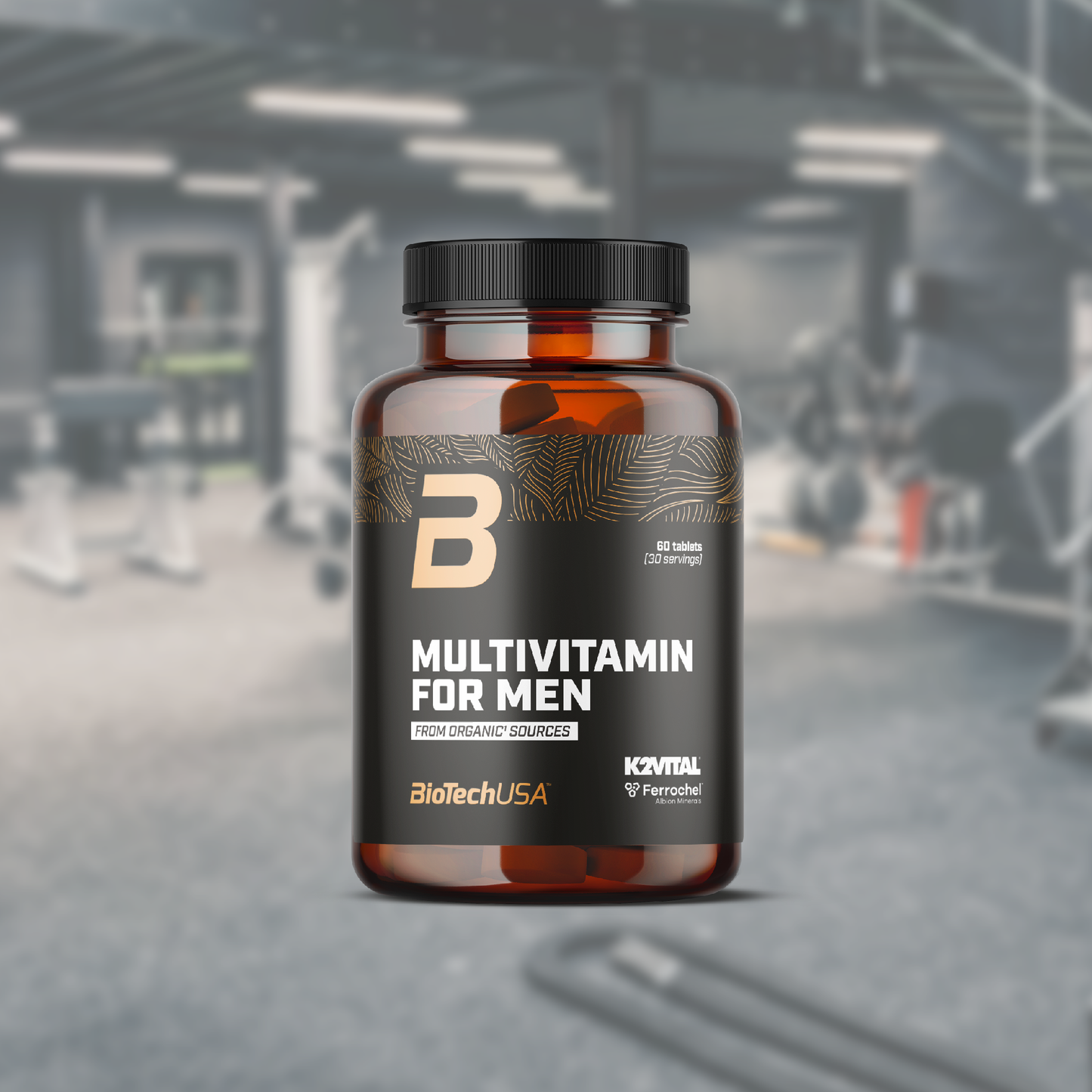 BioTechUSA Multivitamin für Männer - organisch, 60 Tabletten | Immunsystem & Energie