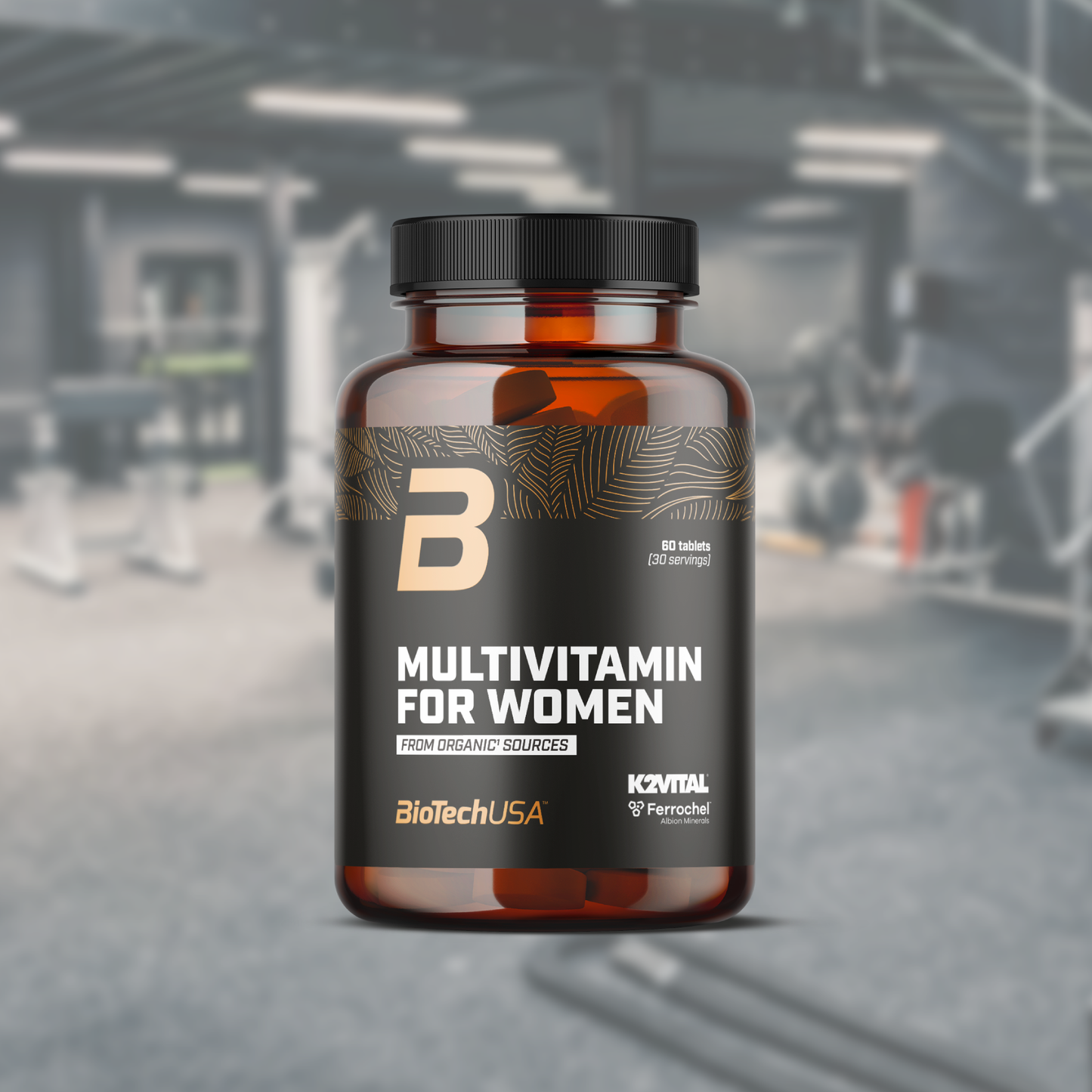 BioTechUSA Multivitamin für Frauen - organisch, 60 Tabletten | Immunsystem & Energie
