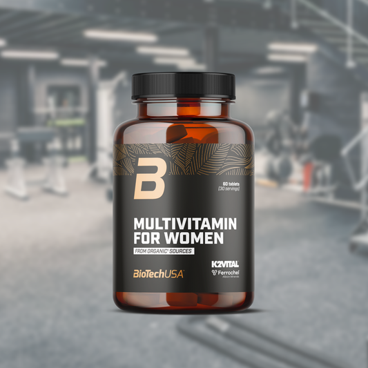 BioTechUSA Multivitamin für Frauen - organisch, 60 Tabletten | Immunsystem & Energie