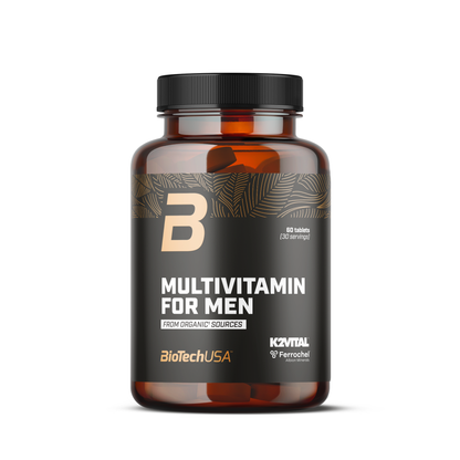 BioTechUSA Multivitamin für Männer - organisch, 60 Tabletten | Immunsystem & Energie