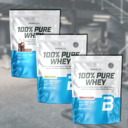 BioTechUSA 100% Pure Whey - Proteinpulver mit Aminosäuren