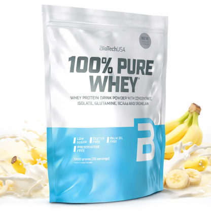 BioTechUSA 100% Pure Whey - Proteinpulver mit Aminosäuren