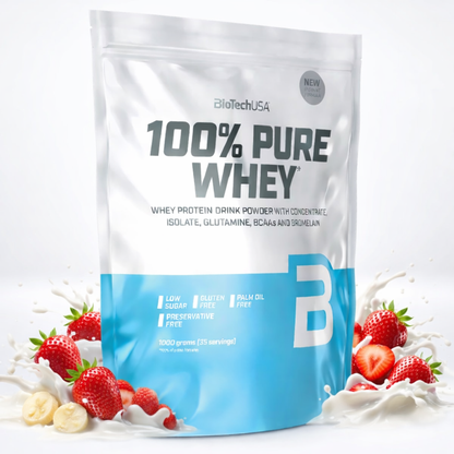 BioTechUSA 100% Pure Whey - Proteinpulver mit Aminosäuren