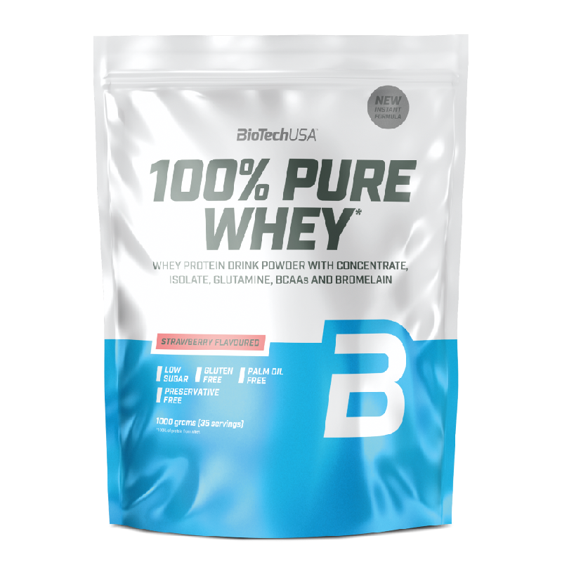 BioTechUSA 100% Pure Whey - Proteinpulver mit Aminosäuren