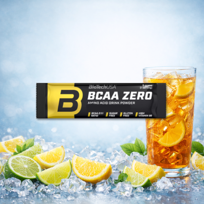 BioTechUSA BCAA ZERO Aminosäuren Pulver | Zuckerfrei, Glutenfrei & Laktosefrei